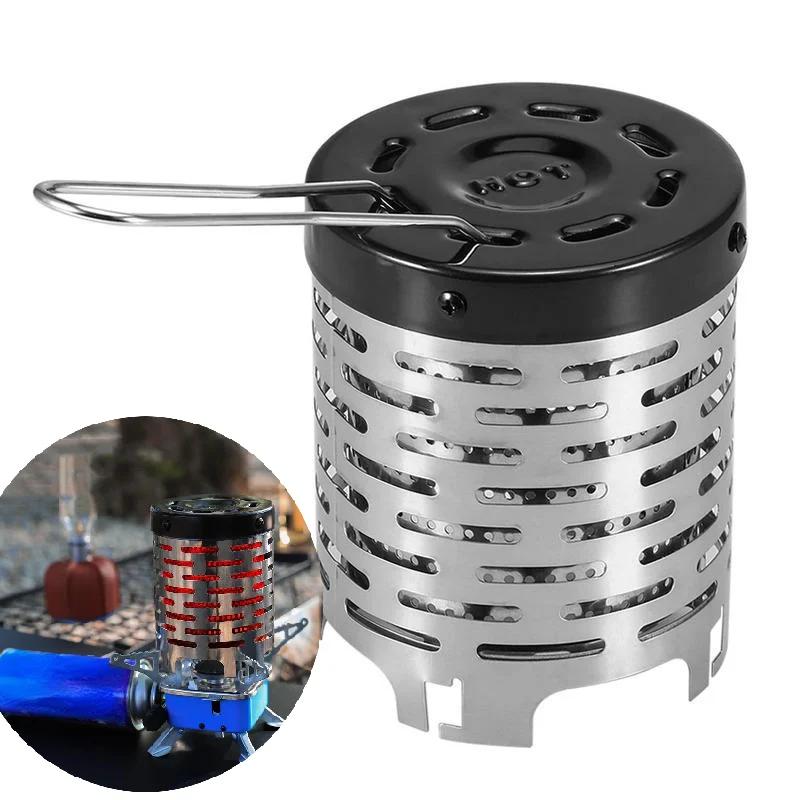 Outdoor Portable Mini Camping Stove Tent Heater Winter Hiking Camp Stove Windproof Cover Outdoor Survival Tool Accessories
