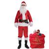 Unisex-Adults Merry Christmas Santa Sack Costume Velour Santa Bag