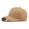 Sombrero de Verano para Hombre Gorra de Béisbol de Paja Sombrero Protector Solar para Exteriores Gorra Transpirable para Mujer