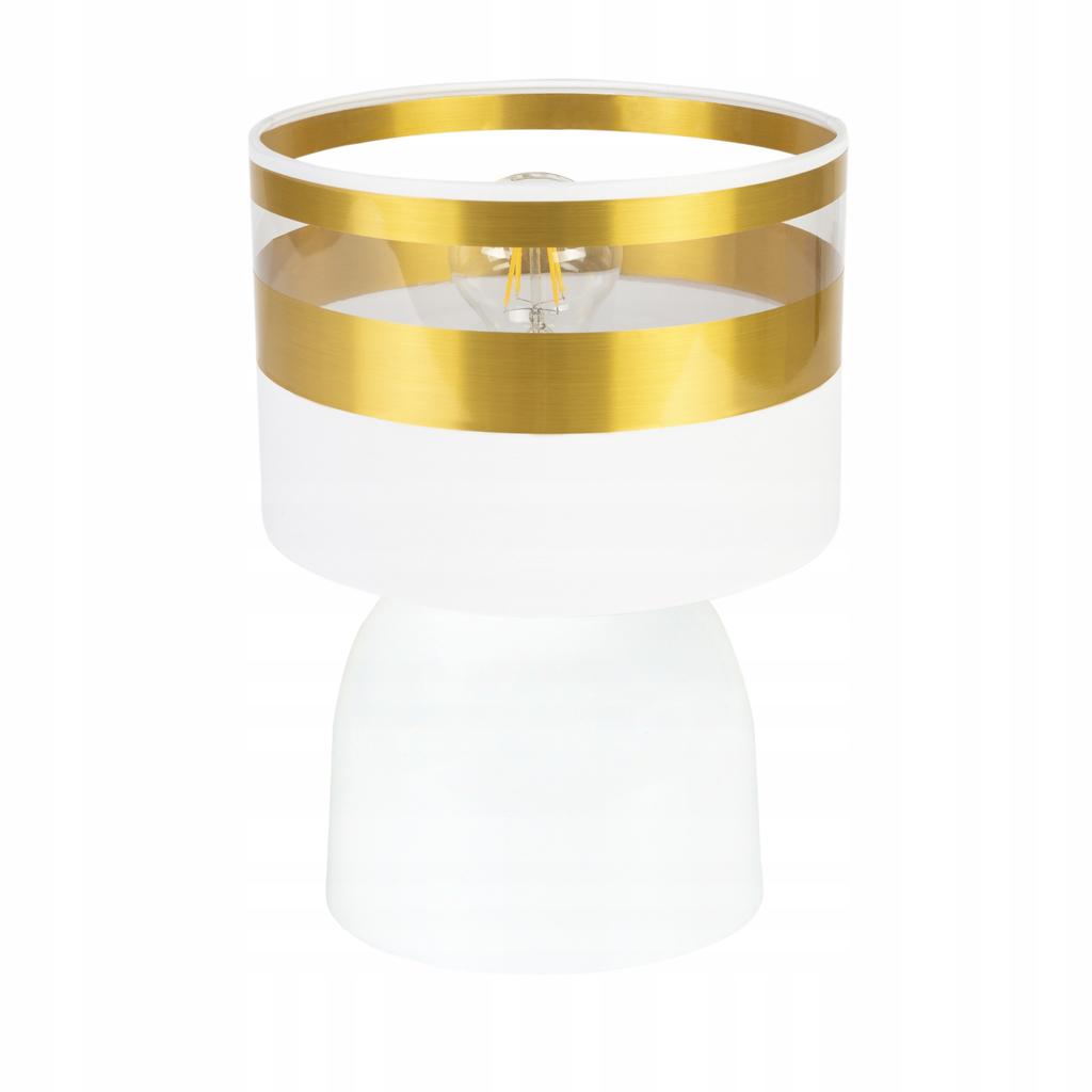 NIGHT TABLE LAMP GOLD LAMPSHADE LED SELECTION