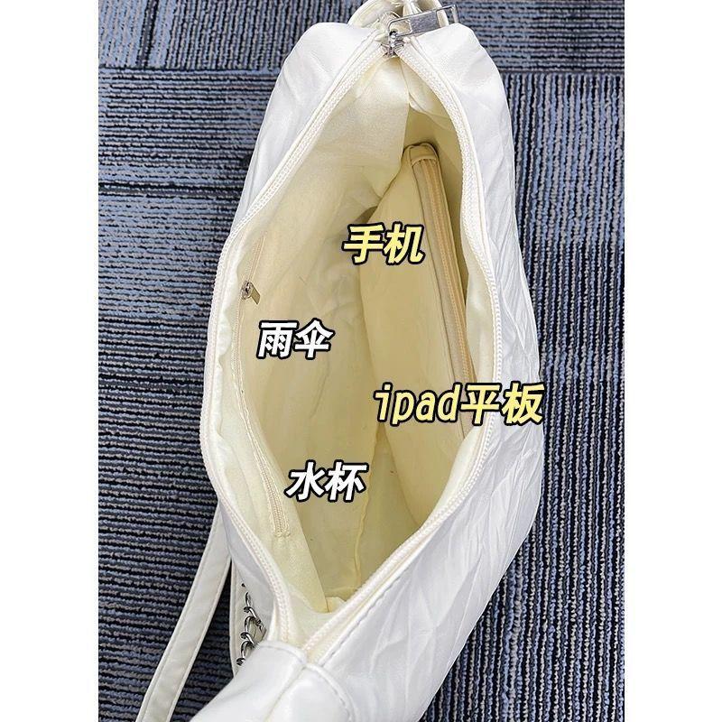 Casual Messenger Bag Women'S Fashion Korean Tote Bag Versatile Chain Shoulder Armpit Bag