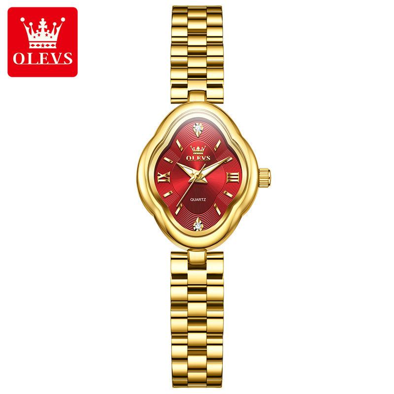OLEVS Gold Woman Watch Fashion Waterproof Luminous Original Quartz Watch for Women Fashion Elegant Ladies Watches