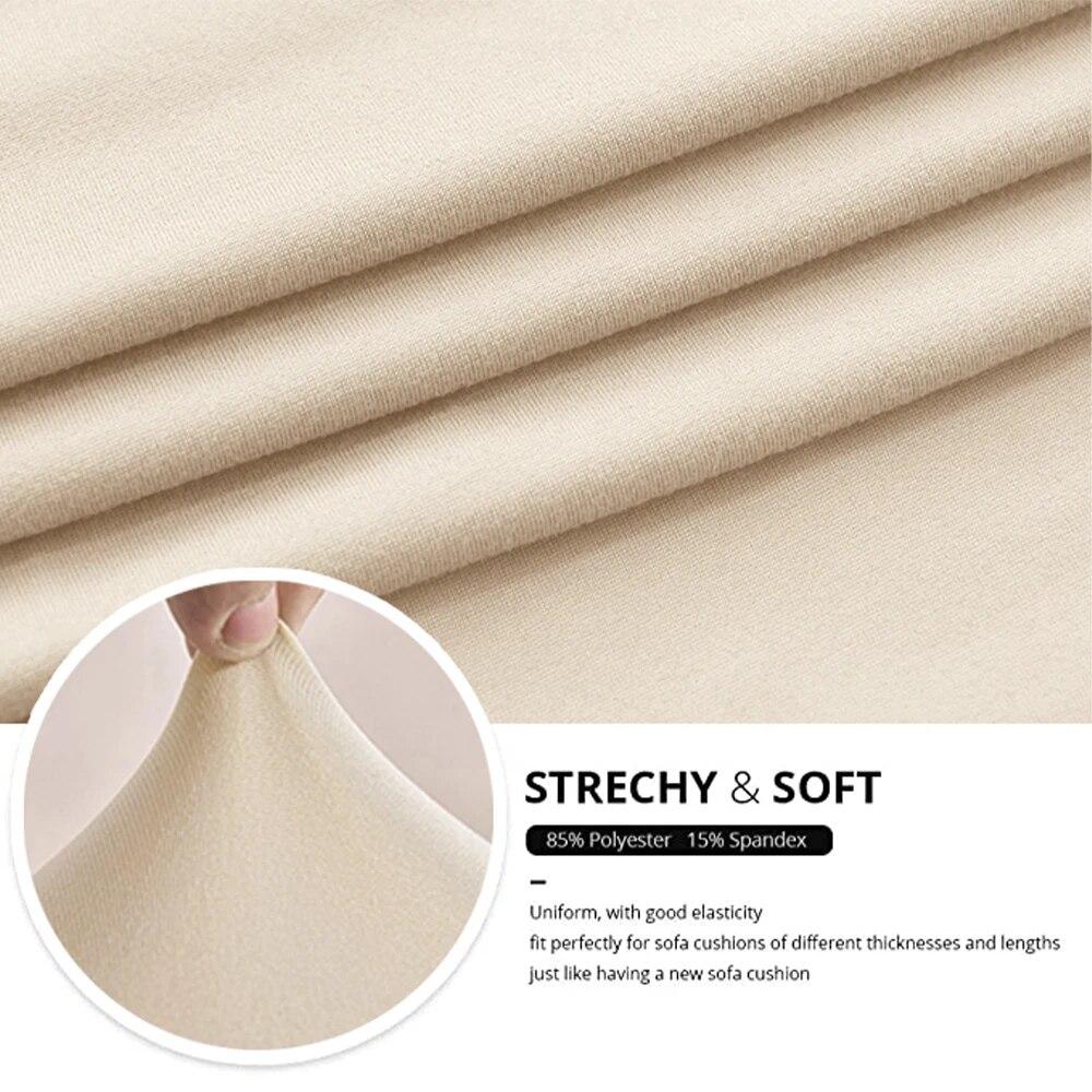 Waterproof Chair Seat Cover Solid Elastic Chair Cushion Cover Anti-dust Chair Protector Dining Room Spandex Armchair Slipcover