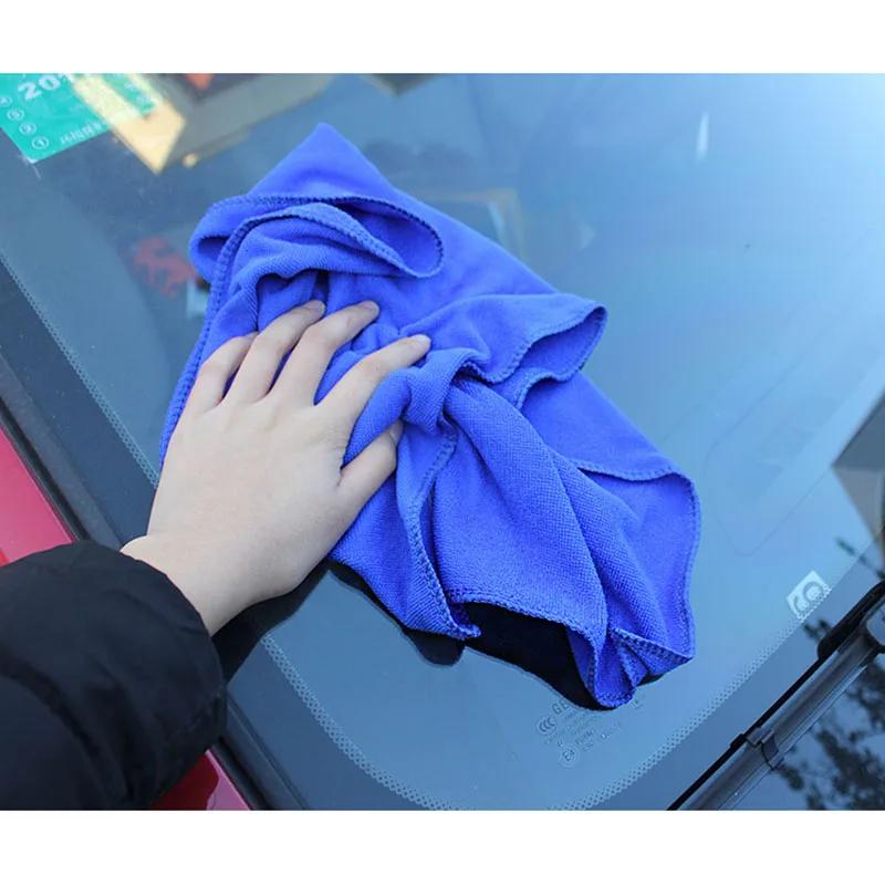 5/10/20PCS 30*30cm Car Cleaning Towels Polishing Duster Car Drying Cloth Microfiber Thin Water Suction Rags Home Clean Tools