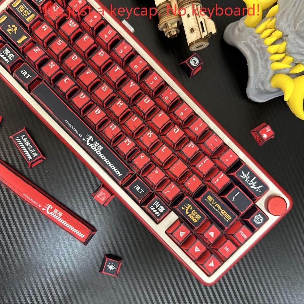 Anime Style Keycap Set 137 Keys PBT Cherry Keycap No.2 for Mechanical Keyboard MX Switch 68/84/87/104 Replacement Cap