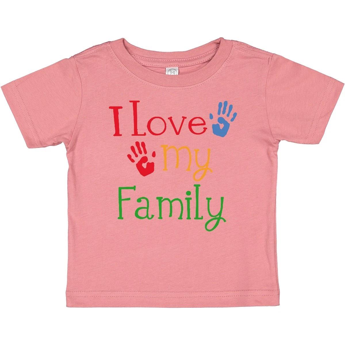 

Inktastic I Love My Family Baby T-Shirt Families Heart Kids Childs Girls Boys 150