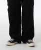MUSINSA STANDARD Corduroy Parachute Cargo Pants [Black]