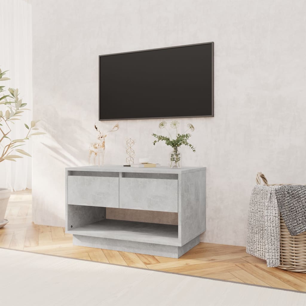 Vidaxl Szafka Pod Tv, Szarość Betonu, 70X41X44 Cm