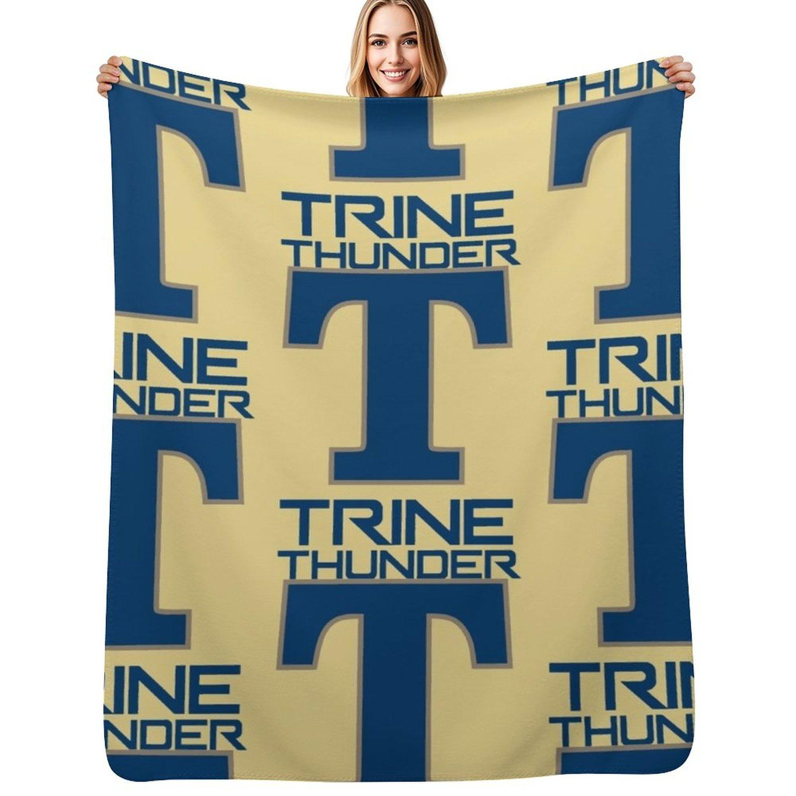 Trine Thunder Throw Blanket Soft Cozy Blanket for Pet Kids Adults Size: 75*100cm, Weight: 230 GSM