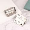 2Pcs Stainless Steel Butterfly Hinge Automatic Closing Door Closer Swing Screen Window Spring Hinge