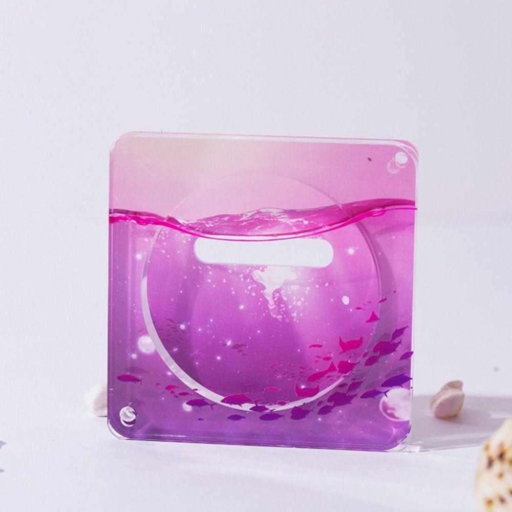 Transparent Badge Display Ornament Acrylic Badge Display Stand  For 58mm Badge