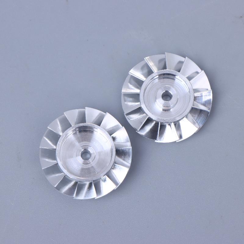 1Pcs 3Mm Hole 26.8/27.0Mm Cnc High-Precision Aluminum  For High Speed 100000Rpm Ducted Fan Blade  Hair Dryer