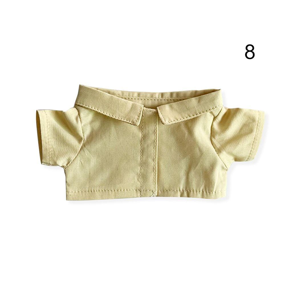 Kinder Spielzeug Tops für 10cm Puppen Handgemachtes Hemd 10cm Puppen Hemd Stoffpuppen Hemd Niedliche Kleidung