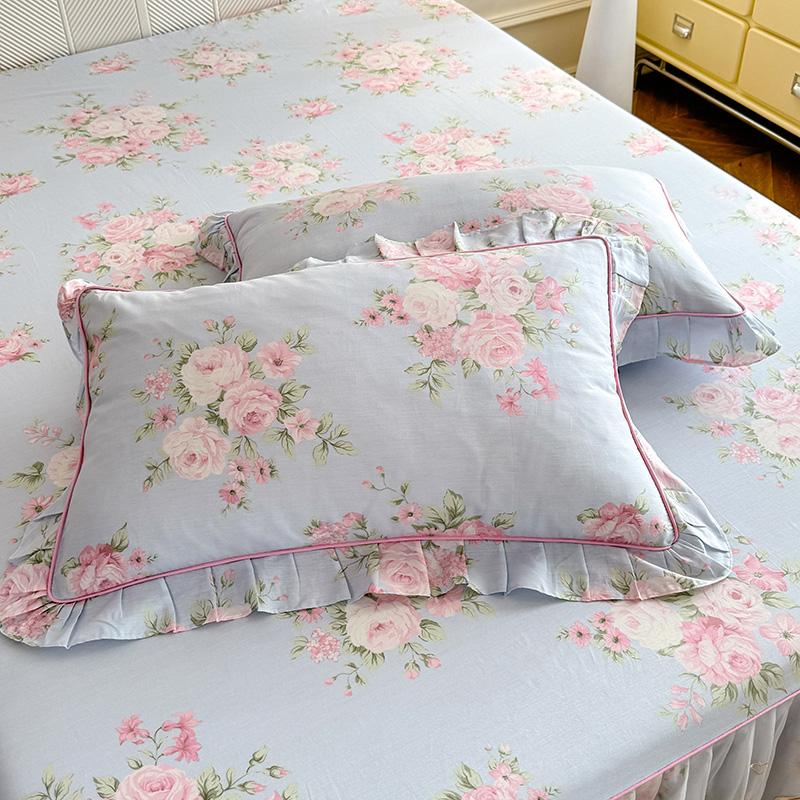 100% Katoen Kussensloop Bloemenstijl Kussenhoes 48x74cm Sierkussenhoes Huis Bed Kussensloop 2 stuks Kussensloop fundas de almohada 48x74cm