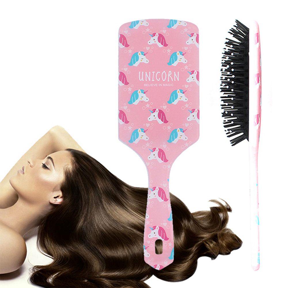 Tierische Entwirrwerkzeuge Einhorn Styling Antistatische Bürste Salonkamm Haar