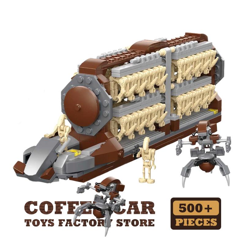 Star Plan Angriffsfahrzeug MOC Bausteine 3D Modell Roboter Kampf Raumschiff Blöcke DIY Puzzle Spielzeug Erwachsene Kinder Geburtstagsgeschenke