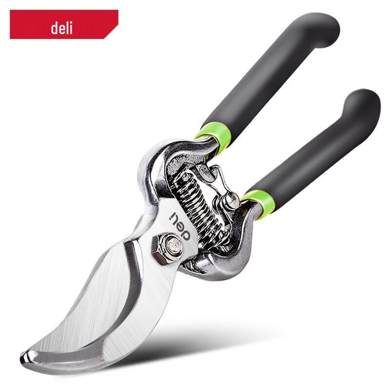 Deli DL2778 High Carbon Steel 8 Pruning Shears with All-Metal Handle for Horticulture and Fruit Trees