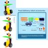 Simulated Food Delivery Robot Assembly Model Material Set For Students And Kids