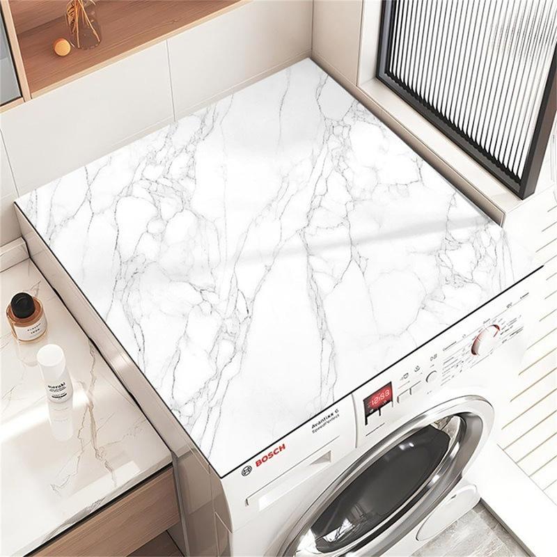 Retro Washing Machine Covers Kitchen Absorbent Coffee Machine Refrigerator Cover Pad Drain Pad Microwave Oven Insulation Pad