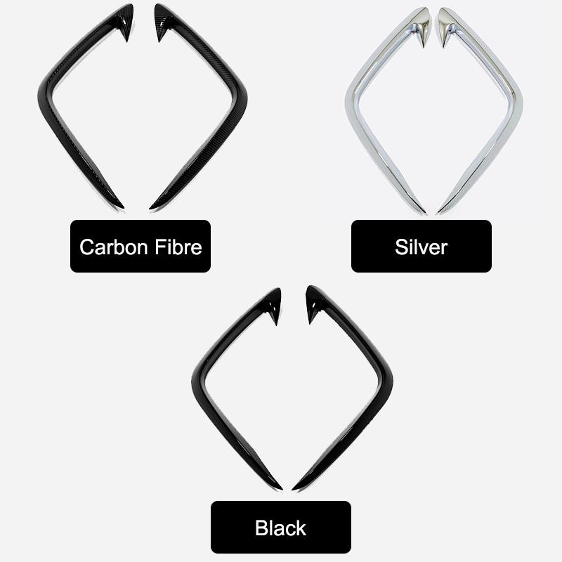 Front Fog Lamp Eyebrow Wind Knife Cover Trim For Hyundai Tucson NX4    ABS Car Styling Accessories