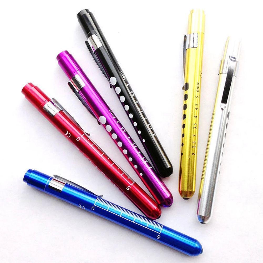 Function Pocket Clip Ophthalmoscope LED Pen Light Doctor Nurse Pen Flashlight Torch Penlight Torch