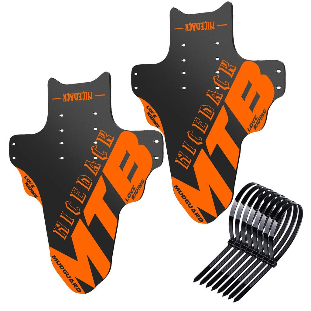 2PCS New 2022 Mud MTB guard Bicycle Mountain Road Bike Fenders Wings Cycling bike front fender cool Bicycle Accessories