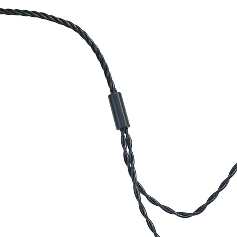 4Strand Braideds Headphone Cable With Triple Button Microphones MMCX Connectors for SE425 SE535 SE846 UE900