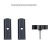 17mm Ball Head Phone Mount with Magnetic Suction Cup and Aluminum Connector for Car.