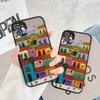 Cartoon Colourful Anime Painted House Scenery Phone Case For iPhone 16 15 14 13 12 11 Pro Max 7 8 Plus SE2020 X XR XS Back Cover