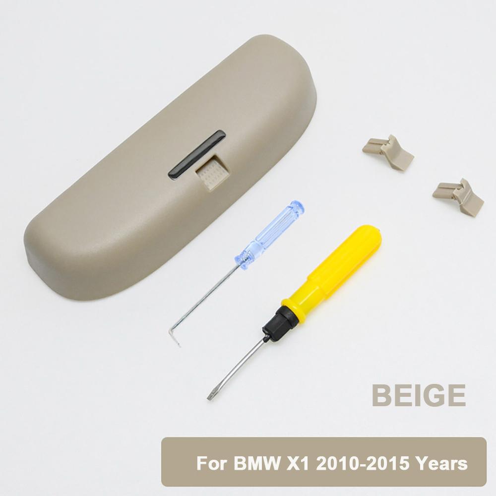 Car Glasses Case Sunglass Sun Glasses Clip Case Holder for BMW X1 E84 2010 - 2015 Storage Box Organizer