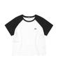 LEE Women'S Raglan Crop T-Shirt White