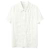Sancai Lyocell Ruffle Collar Casual White Shirt