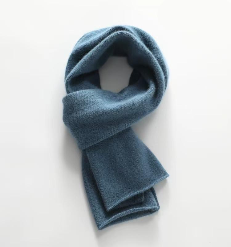 Knit Cashmere Winter Neck Gaiter Shawl Scarf for Men and Women
