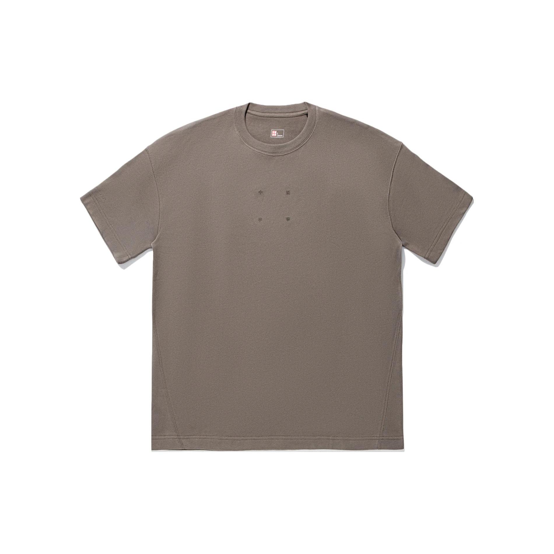 

Li Ning Vital Series Однотонная Свободная Повседневная Футболка с Коротким Рукавом Унисекс Топы Грибной-Коричневый AHSTB11-2 S