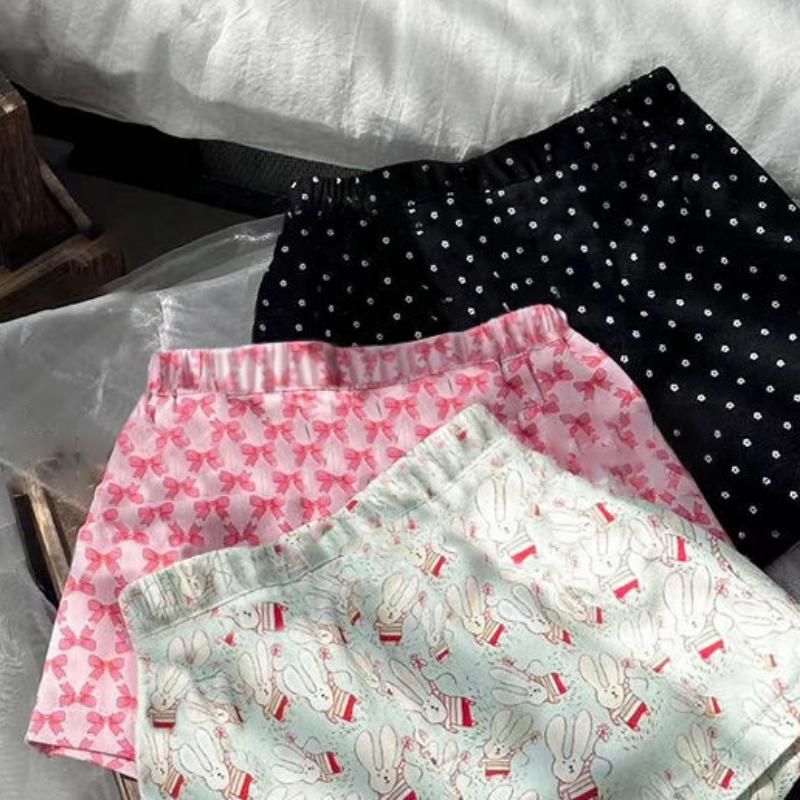 Children's Short Pants Summer Girls Printed Shorts Girls Patterns Elastic Waist Soft Casual Daily Bottoms Kids Clothes