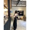 Kumikumi Design Sense Hanging Neck Swing Collar Pleat Vest Top Women Summer New Slimming Casual Pants Two-piece Set