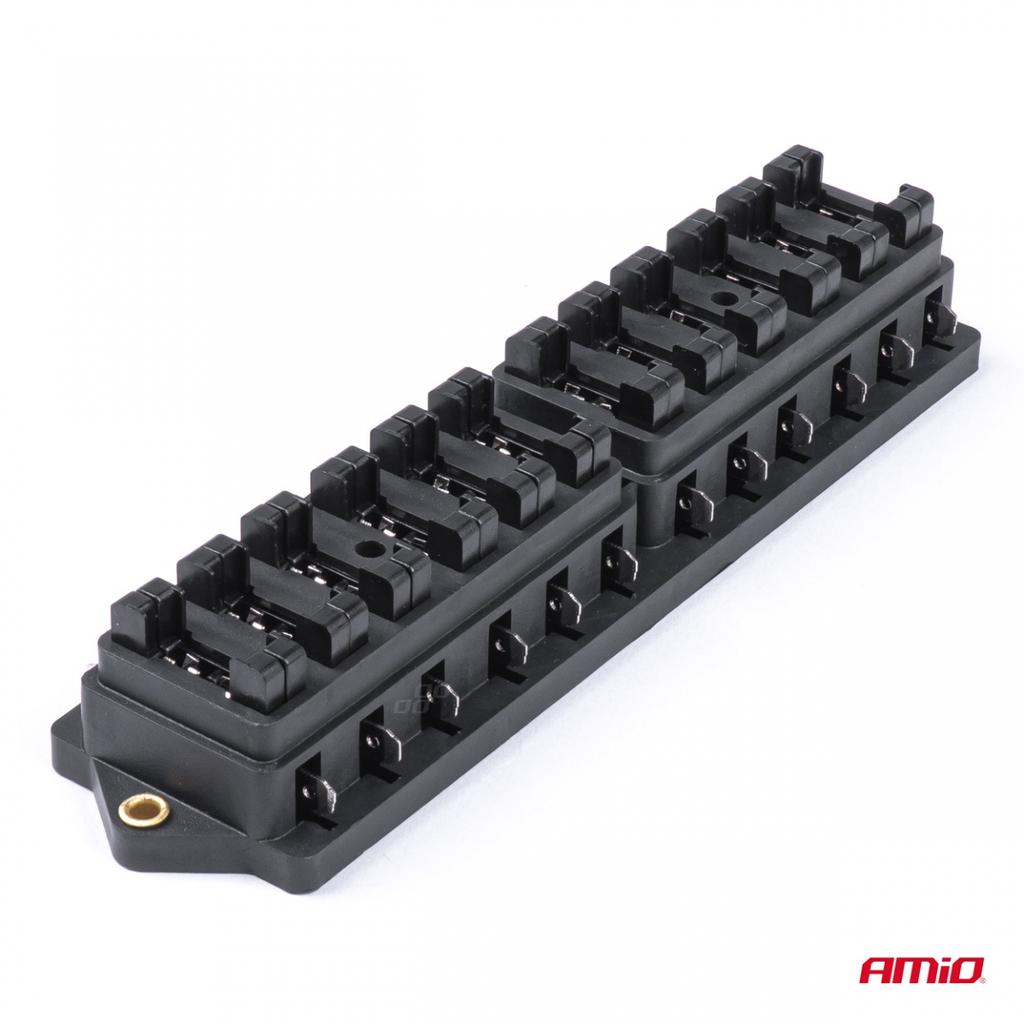 Ceramic fuse box 12 slots AMIO-03044