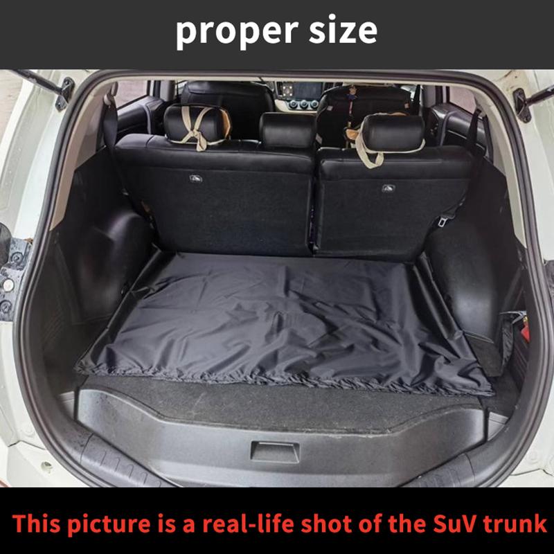 Universal Waterproof Polyester Fiber Cargo Mat Portable Dustproof Luggage Liner Pet Mat For Car Suv Trunk Protection 1Pc