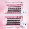 Natural Curly Clustered False Eyelashes for Manga Eyes - Large Capacity
