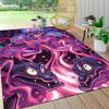 Purple Tentacle Creatures Carpet Rug Soft Washable Antislip Home Living Room Sofa Mats Personalized Christmas Rug