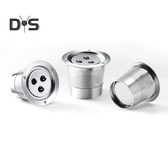 Stainless Steel Coffee Filter for K Cup Reusable Coffee Capsule Cup Fine Mesh Filter Design BPA-Free Easy To Use Refillable Coffee Filter for Ninja