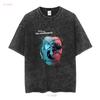 The Wildhearts Earth Vs wildhearts T Shirt NEW OFFICIAL vintage Washed Stylish graphic Slightly homme Comfortable Soft