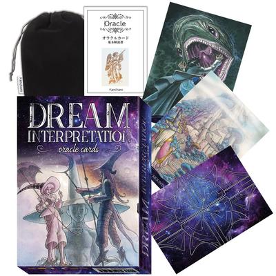Kancharo Oracle Card Tarot Card Reading Interpretation Oracle Includes Japanese Oracle Card Basic Instructions Pouch 39-Card Set, [Dream Cards] &