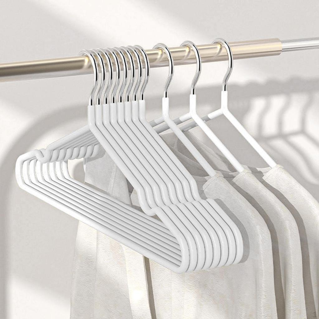 20 Pieces Clothes Hangers Clothing Rack High Manganese Steel Coat Drying for Home