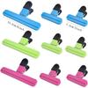 9 Pack Chip Clips, Food Clips, Upgrade Wide Open Bag Clips for Food Storage with Air Tight Seal Grip