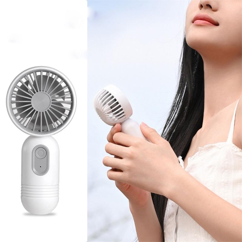 Convenient USB Fan Lightweight Cooling Fan Camping Fan Small Handhelds Fan Plastic Office Fan Perfect for Everyday Use