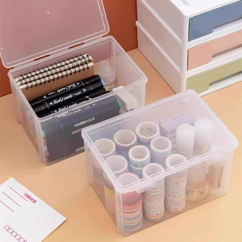 Pencil Case Organizer: Transparent Large Capacity Storage for Pens, Pencils, and Markers