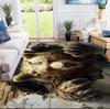 Bedroom Optical Illusion Carpet Anti Slip Carpet with Colored Vortex Area Carpet Living Room Gaming Room Home Decoration