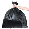 Heavy-Duty Flat-Top Black Garbage Bags