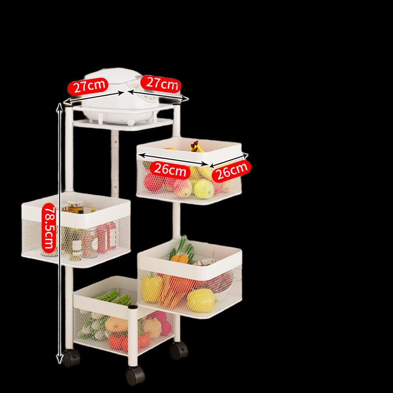 Multi-layer Rotating Storage Basket